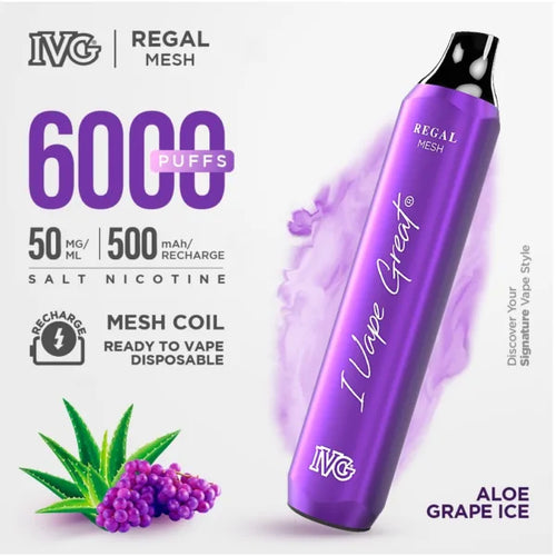 Ivg Regal Disposable 6000 Puffs 50 Mg At Best Price In Pakistan