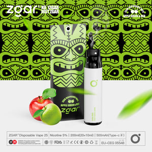 ZGAR ZG-25 3000 Puffs Disposable Vape nicotine 5% At best Price In Pakistan