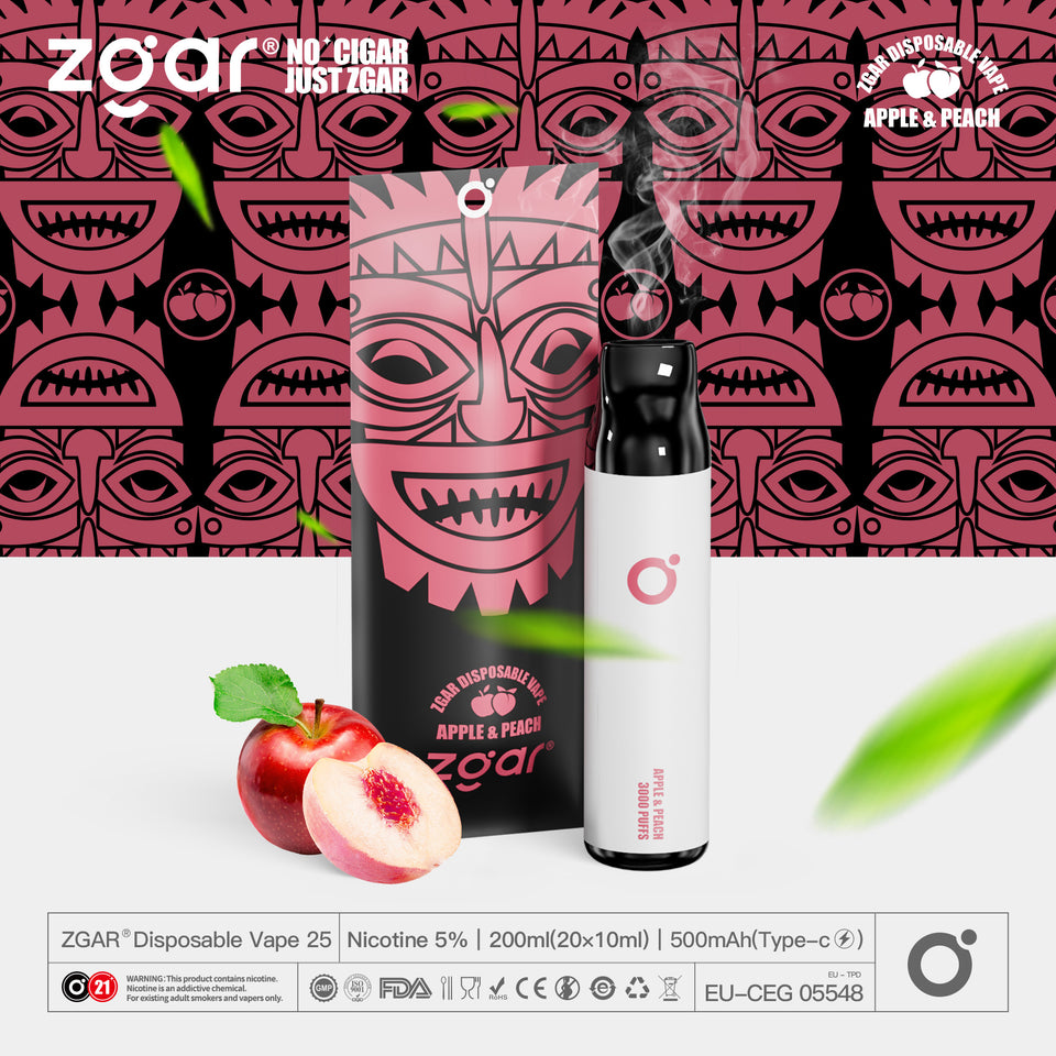 ZGAR ZG-25 3000 Puffs Disposable Vape nicotine 5% At best Price In Pakistan