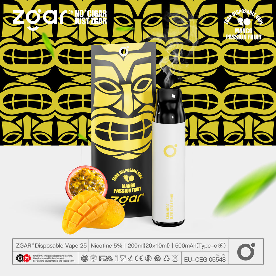 ZGAR ZG-25 3000 Puffs Disposable Vape nicotine 5% At best Price In Pakistan