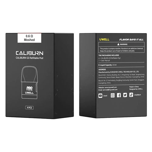 Caliburn G3 Replacement Pod At Best Price In Pakistan