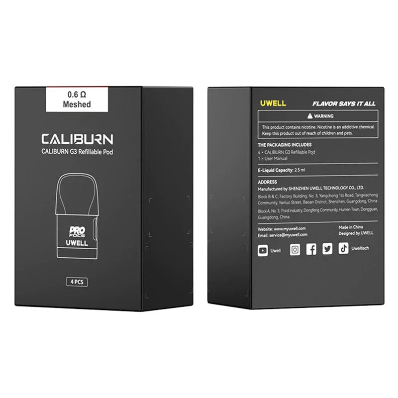 Caliburn G3 Replacement Pod At Best Price In Pakistan