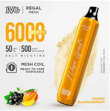 Ivg Regal Disposable 6000 Puffs 50 Mg At Best Price In Pakistan
