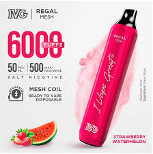 Ivg Regal Disposable 6000 Puffs 50 Mg At Best Price In Pakistan